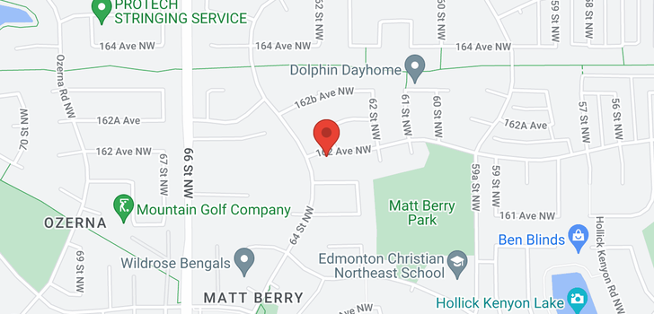 map of 6307 162 Ave NW NW